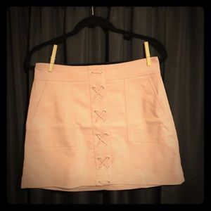 Express light pink skirt